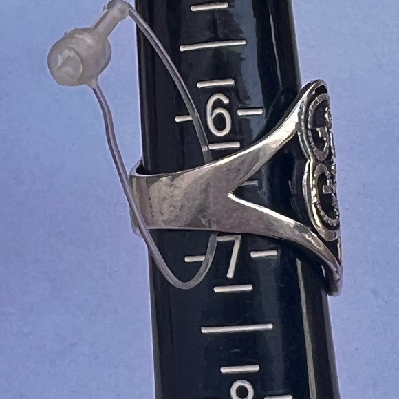 Vintage 925 Silver Butterfly Ring size 6.75 7 grams - Picture 2 of 6